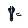 KingVal Replacement 2PCS CNC 25T Metal Steering Servo Horn Arm 35mm M3 Thread RC Parts Compatible with Futaba/Savox/HL/HSP/HD Power/Go Tech RC Servo (Black) view 3