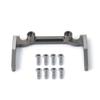 RC Car Front Bumper Mount Metal Alloy Electronic Box Beam for 1/10 RC Crawler Axial SCX10 CC01 F350 D90 Upgrade Parts ( Color : Titanium ) view 2