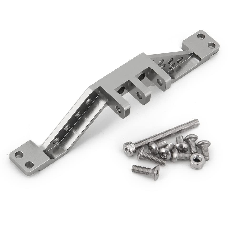Front & Rear Axle 4 Linkage Link Mount Kit Axle Convert to 4 Link Rig for 1/10 Axial SCX10 RC Crawler Car Upgrade Parts (Color : Titanium-Rear)