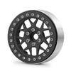 2.2" Beadlock Wheel Rims 25mm Width Metal Wheel Hub for Axial Wraith 90018 1/10 RC Crawler Car Wheel Tires Parts ( Color : 1PCS ) view 1