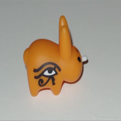 Kidrobot Lore of The Labbits Eye of Horus Orange 1.5" Vinyl Figure Mini Series Frank Kozik