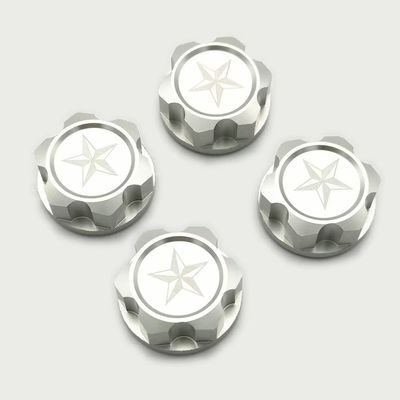 for Arrma 1/5 Kraton 8S Outcast 8S ARA310929 Aluminum Silver Wheel Lock Nut 24mm