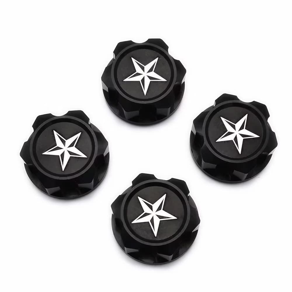 for Arrma 1/5 Kraton 8S Outcast 8S ARA310929 Aluminum Black Wheel Lock Nut 24mm