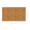 2Pcs Jungle Animal Theme Table Cover, Giraffe Print Birthday Tablecloth Supplies, Plastic Disposable Giraffe Animal Print Party Decorations Table Cover for Wildlife Themed Birthday, 54x87 In view 4