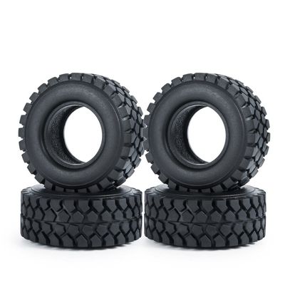 4PCS 1.0" Soft Rubber Tyres 50/54mm Width for 1/24 Axial SCX24 90081 AXI00001 AXI00002 RC Crawler Car Wheel Tires ( Color : No.4-50mm Tyres )