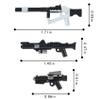 MOOXI 10Pcs Space Wars Minifigs Camouflage Version Weapon Pack Set,Compatible with Most Brand Mini People view 2