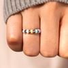 STORYJEWELLERY Fidget Ring, Anxiety Rings for Women, Spinner Ring, Silent Spinning Stress Rings, Fidget Jewelry, Gifts for Women, Size 7 view 2