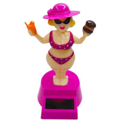 SEADEAR Car Interior Decoration Solar Dancing Ornaments Girl Dashboard Ornament Bikini Ornaments Girls Desktop Decorations for Car Office Desk Home Decor Car Dashboard Decorations