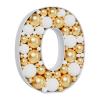3FT Large Marquee Letters Mosaic Balloon Frame Pre-cut Foam Board Marquee Light Up Letter O for Birthday Party Decorations,Wedding,Baby Shower DIY Party Supplies (LetterO) view 1