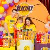 16 Pieces Basketball T-shirt Gifts Bags for Birthday Party Supplies,Basketball Jersey Goody Snacks Treat Favors Bags with Handles for Kids Adults Basketball Theme Party Decorations view 4