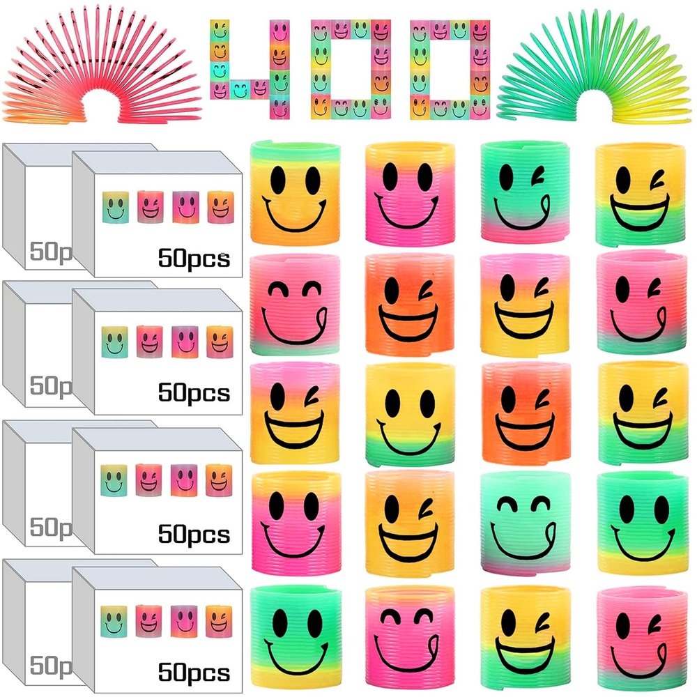 AZEN 400 Pcs Mini Spring Party Favors for Kids 3-5 4-8, Goodie Bags Stuffers for Birthday Party, Classroom Prizes Kids Prizes, Valentines Gifts Easter Basket Stuffers