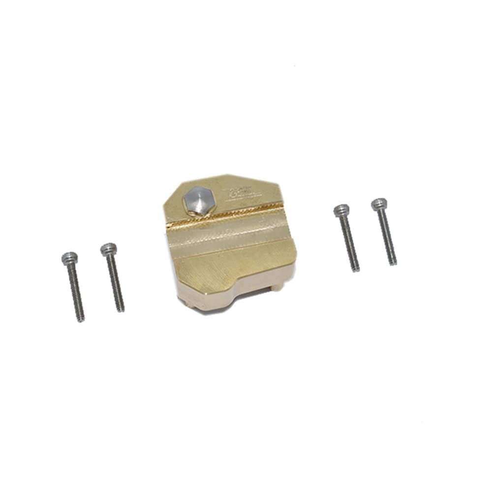 GPM for Axial AXI03007 SCX10 III Jeep Wrangler AXI03007/SCX10 III Jeep Gladiator AXI0306 T1/T2 Copper Universal Cover for Front and Rear gearboxes