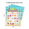 mermermu 5"x7" Summer Beach Bingo Cards (24 Kinds), Summer Party Favors for Birthday, Adult Road Trip Activities, Travel Outdoor Or at Home Party Activity -006summer view 3