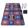 Double Player Dance Mat, PC USB Dancing Mat Compatible for PC AV Video Game, Musical Electronic Dance Mat Pad Blanket Gifts Toys for Kids, Adults, Plug view 4