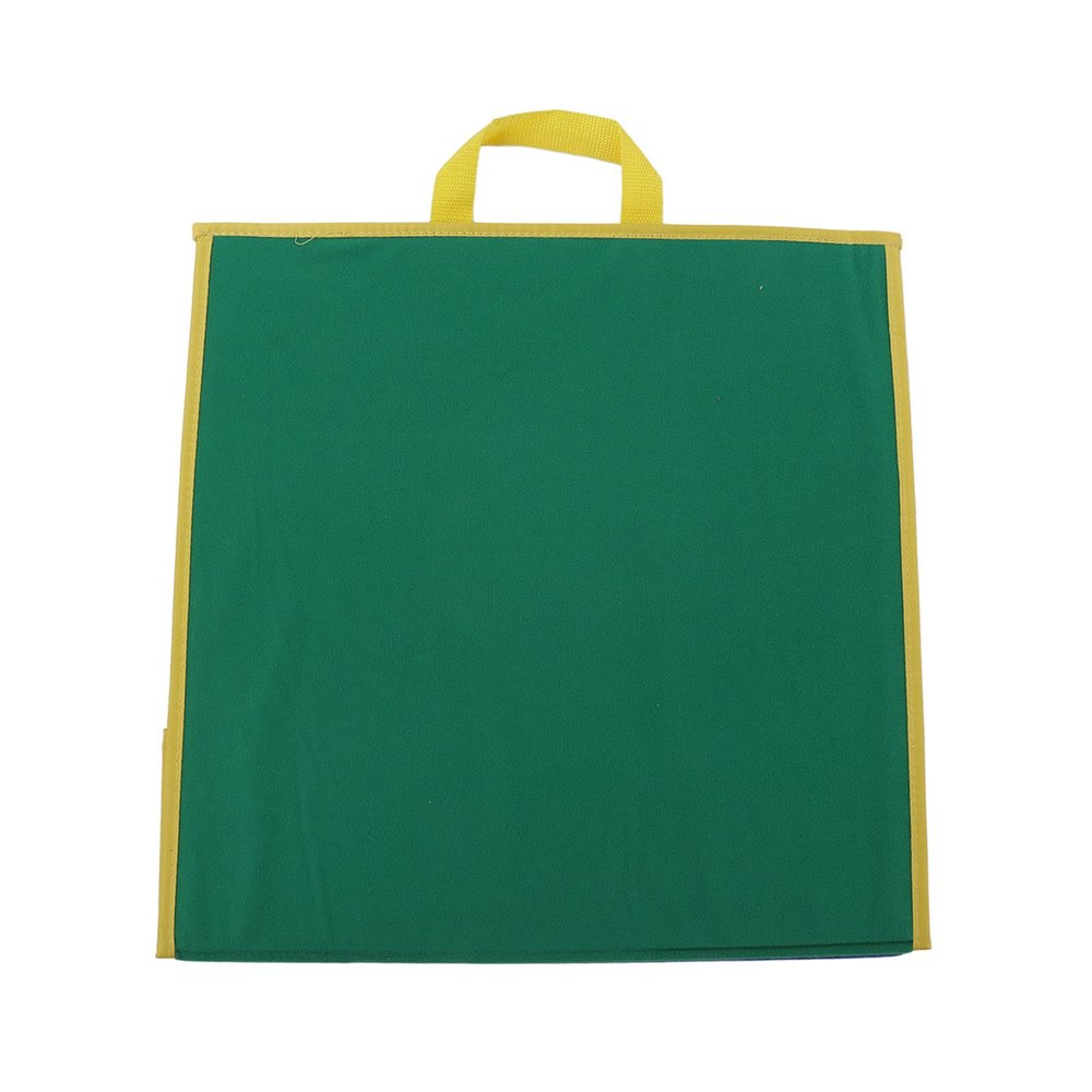 SPYMINNPOO Foldable Felt Flannel Board, Double Sided Flannel for Preschool Activities Teaching Early Learning Educational Toy (Blue Green)
