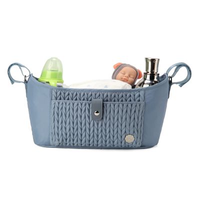 SEWBOO Universal Baby Stroller Organizer,Diaper Caddy Organizer with Adjustable Straps to Fits Nearly Any Strollers