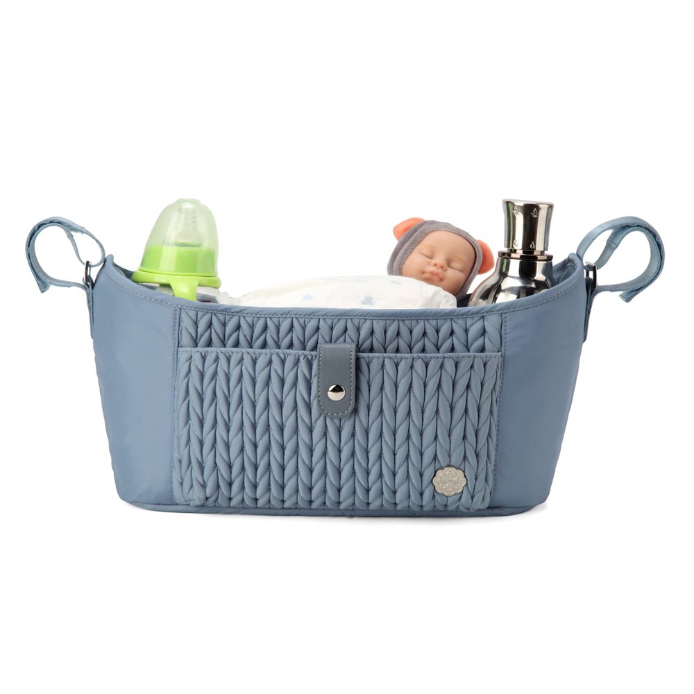 SEWBOO Universal Baby Stroller Organizer,Diaper Caddy Organizer with Adjustable Straps to Fits Nearly Any Strollers