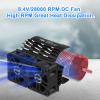 RC Car Motor Cooling Fans Surpass Hobby 30mm Twin Motor Fan with Metal Heatsink 3650 3660 540 550 Brushless Motor Replacement Parts for 1/10 RC Car 36-38mm Brushless Motor view 2