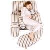 Pregnancy Pillow Cotton U-Shaped Maternity Pillow Removable and Easy to Wash Multi-Functional Breastfeeding Pillow Tummy Neck Pillow (Color : A9, Size : 180x80cm) view 1