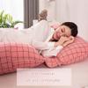 Pregnancy Pillow Cotton U-Shaped Maternity Pillow Removable and Easy to Wash Multi-Functional Breastfeeding Pillow Tummy Neck Pillow (Color : A9, Size : 180x80cm) view 2