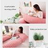 Pregnancy Pillow Cotton U-Shaped Maternity Pillow Removable and Easy to Wash Multi-Functional Breastfeeding Pillow Tummy Neck Pillow (Color : A9, Size : 180x80cm) view 4