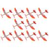 TOYANDONA 10Pcs Rubber Band Powered Airplane Model Glider Planes Airplane Birthday Party Favor Plane Indoor Outdoor Toys for Kids Children (Random Style) view 1