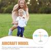 TOYANDONA 10Pcs Rubber Band Powered Airplane Model Glider Planes Airplane Birthday Party Favor Plane Indoor Outdoor Toys for Kids Children (Random Style) view 4
