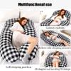 Pregnancy Pillow Removable U-Shaped Full-Body Maternity Pillow, The Cotton Maternity Pillow Lumbar Side Sleeper Pillow. Support The Back, Hips, Waist and Legs of Pregnant Women view 3