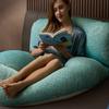 Pregnancy Pillow U-Shaped Maternity Pillow 63 in. with Removable Pillowcase Can Be Freely Combined with Multifunctional Nursing Pillow (Color : A2, Size : 160x75cm) view 2