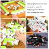 Mahjong Table Cover Mat Anti-Slip Slient Mahjong Majiang Poker Paigow Card Game Mat Tablecover 39.37 * 39.37in(100 * 100cm) with Pocket view 2