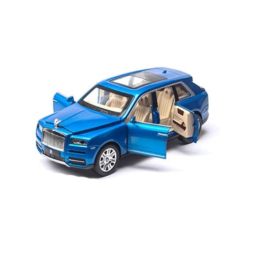 HEBXMF 1/24 Simulation Rolls-Royce Cullinan Alloy Car Toy,Alloy Model Toy Car,with Sound and Light Can Open The Door, Children's Toy Gift