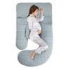 Pregnancy Pillow U-Shaped Full Body Maternity Pillow. Cotton Detachable Maternity Body Pillow. for Lumbar, Neck and Abdominal Cushions (Color : A2, Size : 175x80cm) view 1