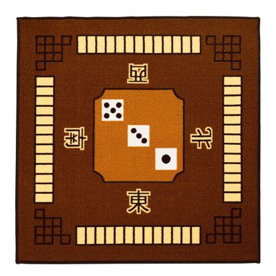 Mahjong Table Cover Mat Anti-Slip Slient Mahjong Majiang Poker Paigow Card Game Mat Tablecover 34.65 * 34.65in(88 * 88cm)