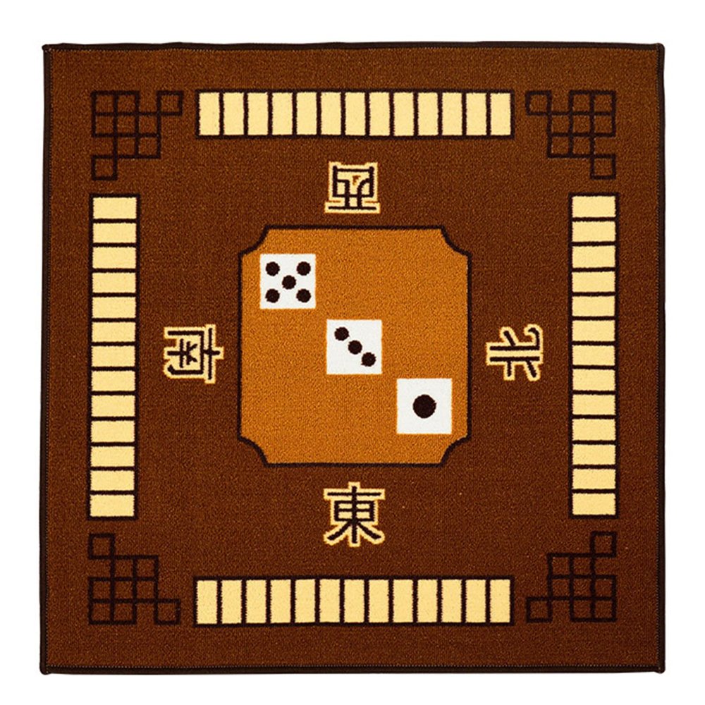 Mahjong Table Cover Mat Anti-Slip Slient Mahjong Majiang Poker Paigow Card Game Mat Tablecover 34.65 * 34.65in(88 * 88cm)