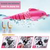 LAFALA Pink Remote Control Dolphin Toy 2.4G High Simulation Cartoon Dolphin Remote Control for Swimming Pool Bathroom Great Gift RC Boat Shark Toys for 6+ Year Old Boys and Girls (with 2 Batteries) view 2
