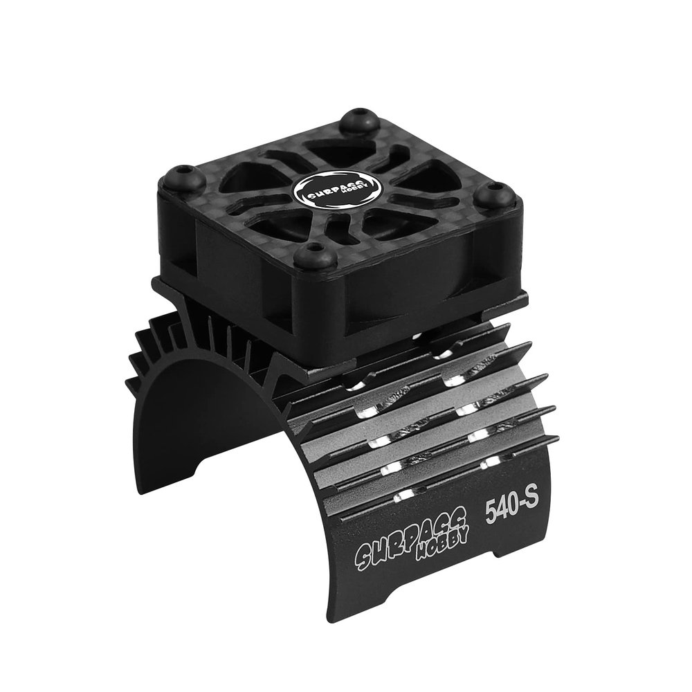 ARRAROWN RC Cooling Fans 28000rpm 30mm Motor Fan with Metal Heatsink 3650 3660 540 550 Brushless Motor Replacement Parts for 1/10 RC Car Diameter 36-38mm Brushless Motor