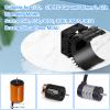 ARRAROWN RC Cooling Fans 28000rpm 30mm Motor Fan with Metal Heatsink 3650 3660 540 550 Brushless Motor Replacement Parts for 1/10 RC Car Diameter 36-38mm Brushless Motor view 2