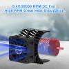 ARRAROWN RC Cooling Fans 28000rpm 30mm Motor Fan with Metal Heatsink 3650 3660 540 550 Brushless Motor Replacement Parts for 1/10 RC Car Diameter 36-38mm Brushless Motor view 3