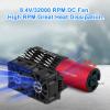 RC Car Motor Cooling Fan 32000 RPM 25mm Twin Fans with Metal Heatsink 380/390 Brushless Motor Replacement Parts for 1/10 RC Truck Diameter 28-29mm Brushless Motor view 2