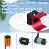 RC Car Cooling Fans 28000rpm 30mm Fan with Metal Heatsink 3650 3660 540 550 Brushless Motor Replacement Parts for 1/10 RC Truck Diameter 36-38mm view 3