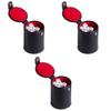 ibasenice 3sets Leather Dice Shaking Cup Dices Pu Leather Double Design Compact Portable for Bars Ktv and Pub Entertainment Easy to Read Dot Dice view 1