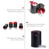ibasenice 3sets Leather Dice Shaking Cup Dices Pu Leather Double Design Compact Portable for Bars Ktv and Pub Entertainment Easy to Read Dot Dice view 2