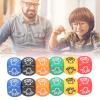 12Pcs Finger Guessing Game Dice, 6 Sided 6 Colors 20mm Rock Paper Scissors Game Dice for Adults Kids Family Party view 4