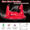 GLACER Electric Ride on Bumper Car, 12 V Soft Bumper w/2 Driving Modes, Music & LED, Adjustable Safety Belt, 360 Spin, Slow Start Function, Kids Bumper Car for 37-95 Months Old Baby Toddlers (Red) view 4