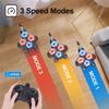 2023 New V17 Jet Fighter Stunt RC Airplane, Drop-Resistant Remote Control Aero Jet Drone with 360 Stunt Spin Gravity Sensing  Lights, RC Fighter Jet Planes Easy Fly RC Glider for Beginner (Blue) view 2