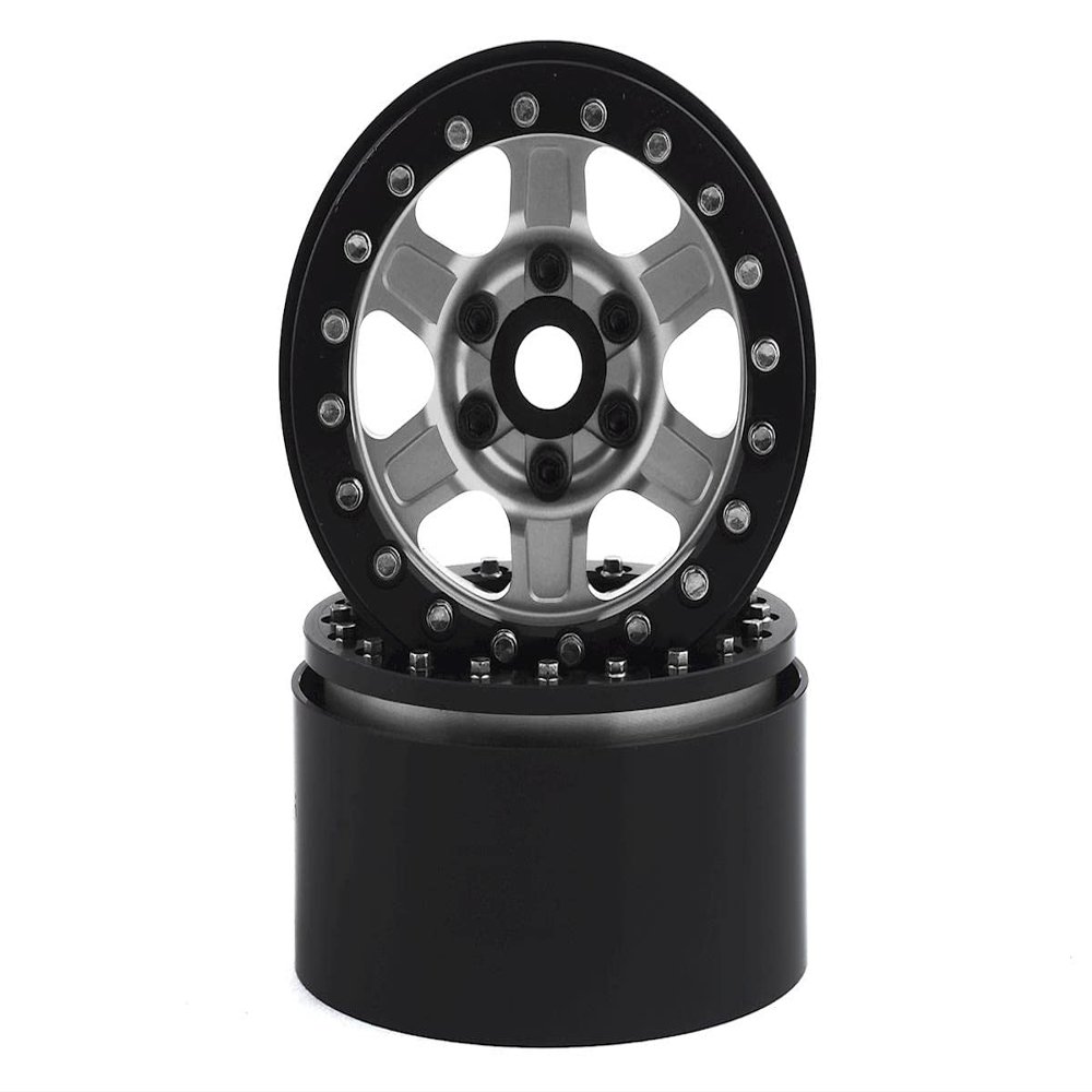 SSD RC 1.9" Challenger Beadlock Wheels (Silver) (2)