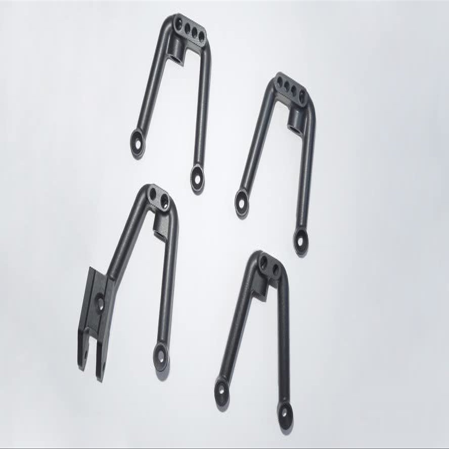 SSD RC Aluminum Shock Hoops for SCX10 II (Black)