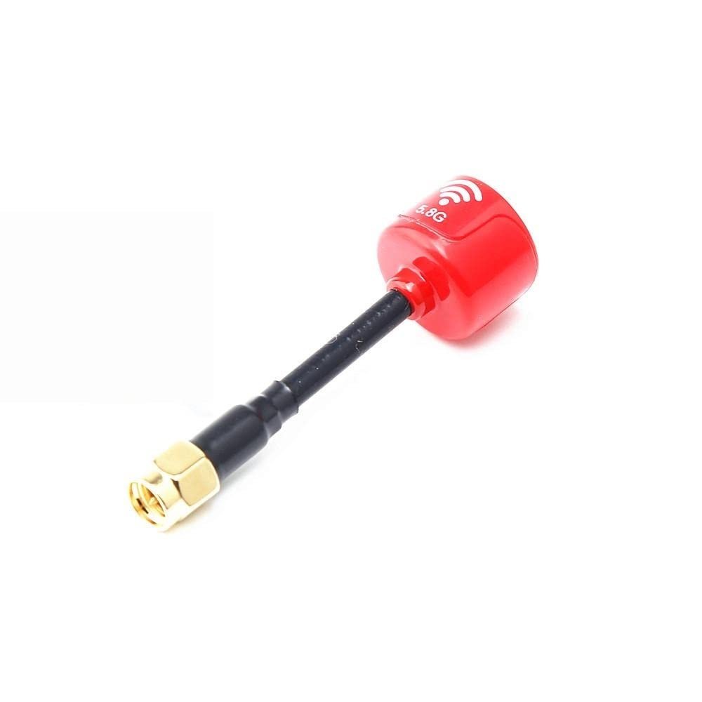 WAYFX Drone Accessories for FPV 5.8Ghz Lollipop 3 3dBi RHCP Antenna Directional High Gain 5.8G SMA RP-SMA MMCX UFL for Transmitter RC Racing Drone Parts (Color : Maroon)
