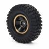 4Pcs 1.3 Inch Beadlock Wheel Rims for FCX24 1/18 1/24 Scale Crawler Car, Aluminum Alloy Brass Weighted Wheel Hub, Easy to Install and Disassemble, Metal Beadlock Wheels Rims view 4