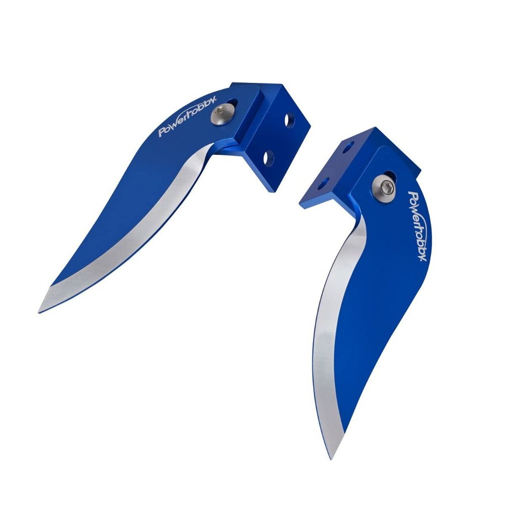 Powerhobby Adjustable Aluminum Turn Fins Blue FITS Traxxas Spartan